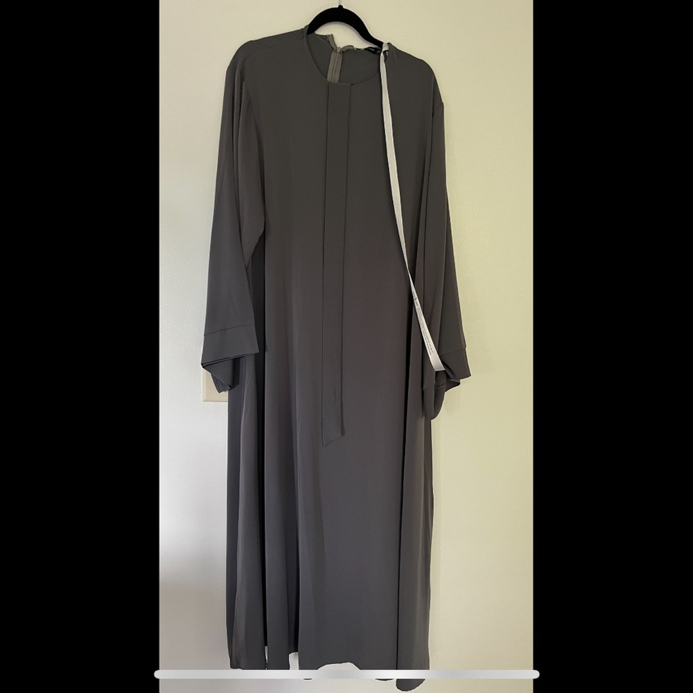 Elegant Gray Long Dress